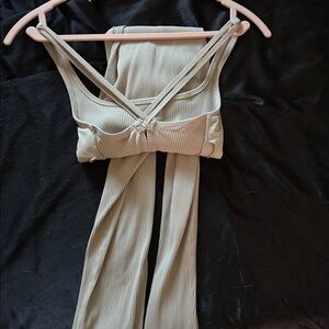 Beige Jumpsuit